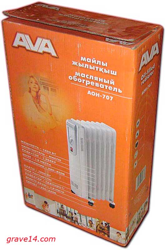 AVA AOH-707 масляный обогреватель AVA AOH-707 масляный обогреватель - полный обзор и характеристики