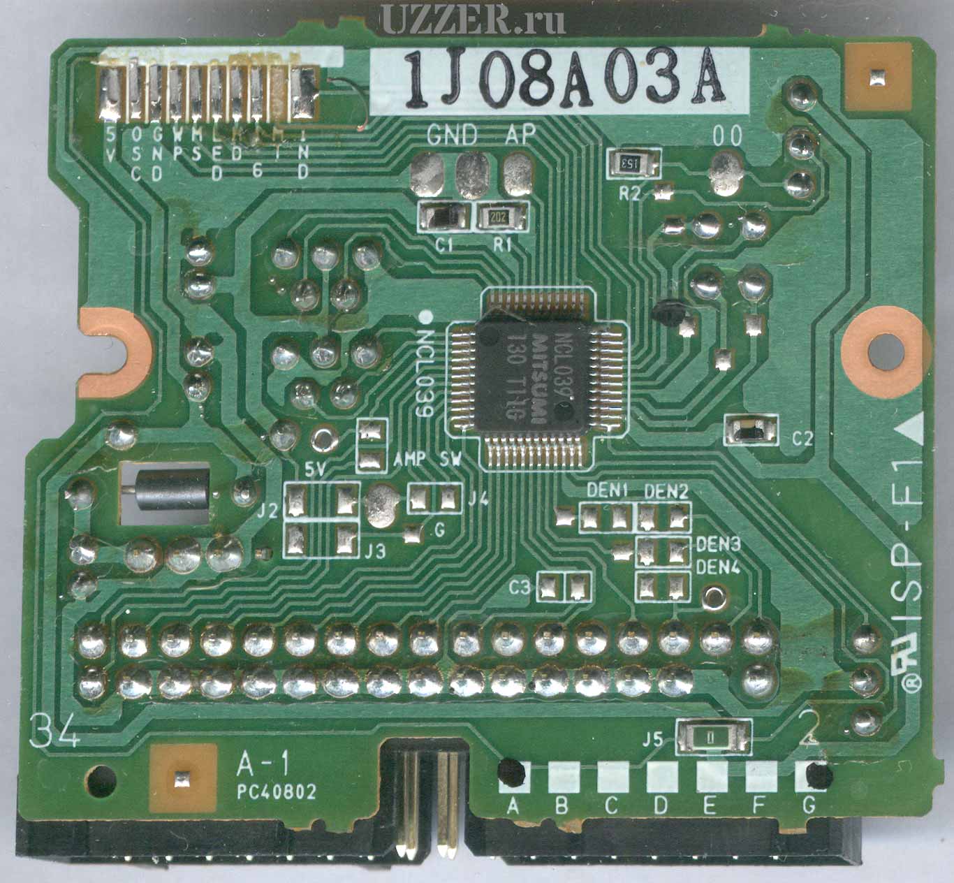 контроллер Mitsumi NCL039 в флоппи дисководе D359M3 разборка и схема контроллер Mitsumi NCL039 в флоппи дисководе D359M3 разборка и схема