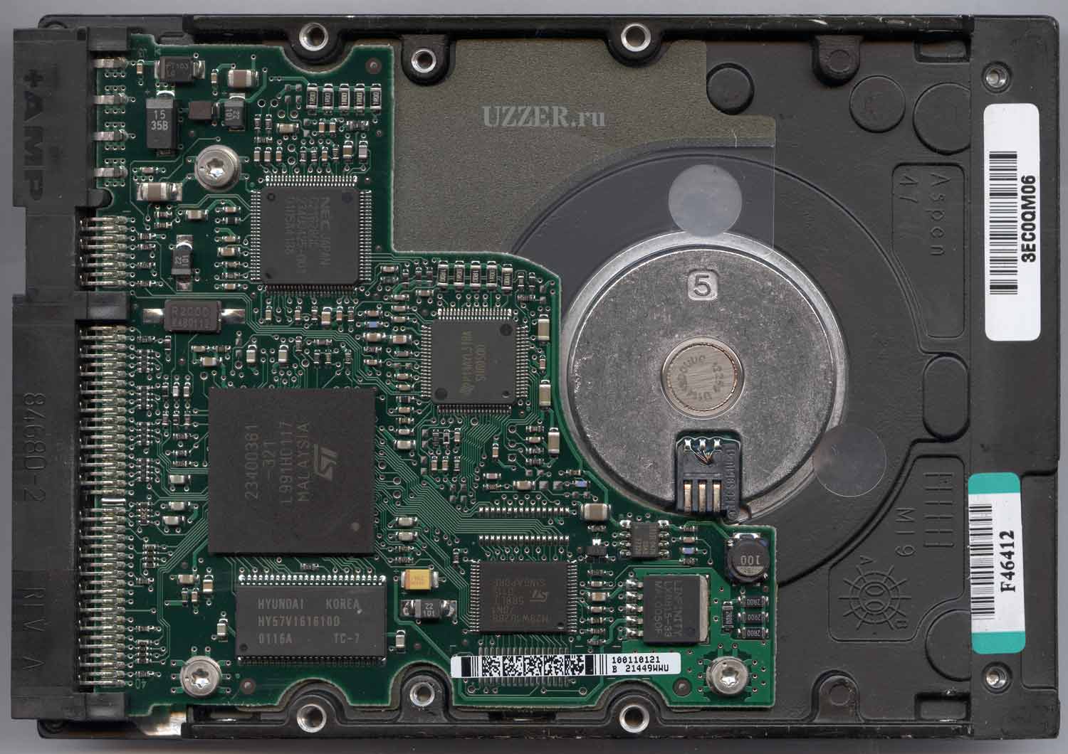Seagate Barracuda ST320414A разборка старого диска - есть драгметаллы?