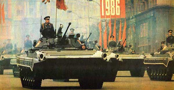 БМП-2 на военном параде 1986 года, Москва