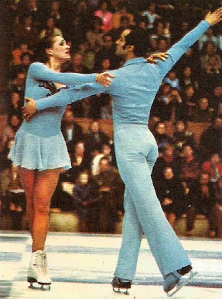 Чемпионы мира 1978 и 1979 гг. в танцах на льду Наталья Линичук и Геннадий Карпоносов
